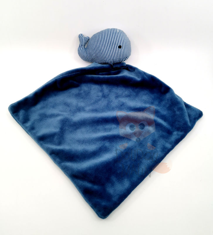 Zeeman - comforter whale blue 30 cm 